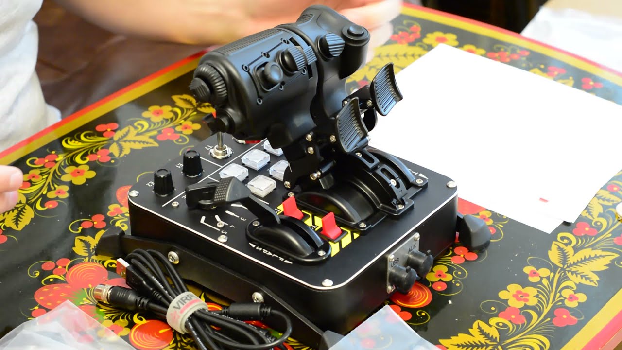 Распаковка (Unboxing) Джойстик РУД  VPC MONGOOST 50CM3 THROTTLE