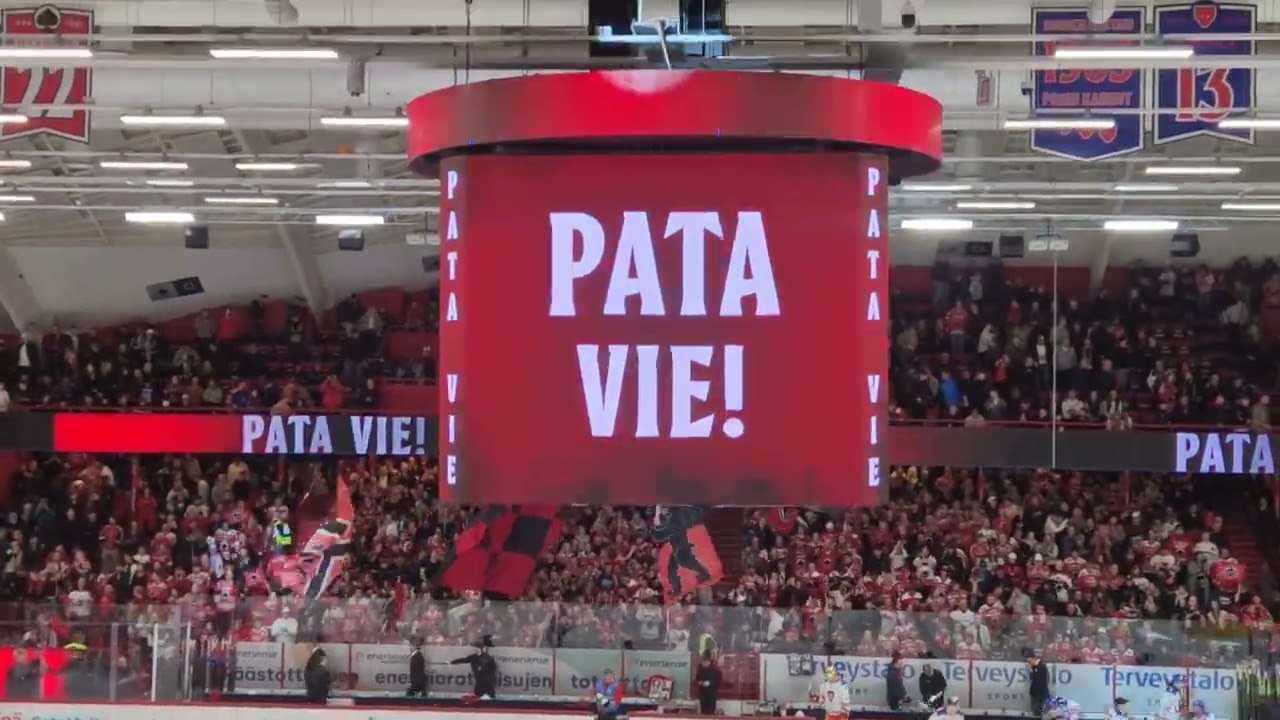 Ässät - Tappara 10.10.25 pelin loppu ja voitonjuhlat.