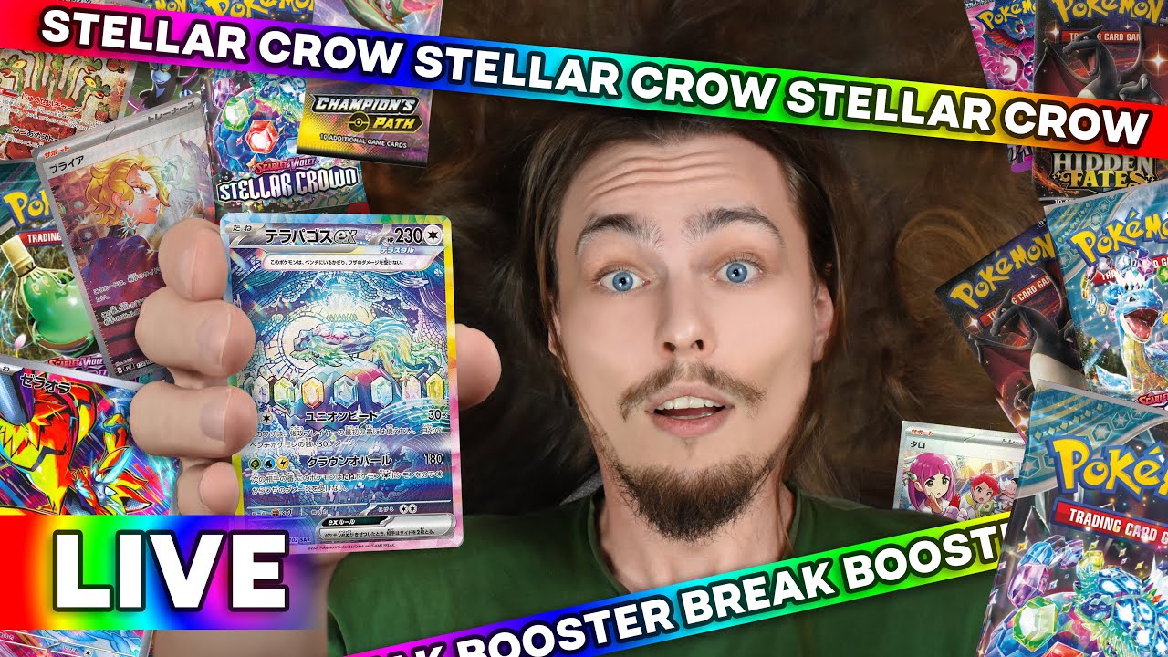 Polowanie na Karty Pokemon! - Stellar Crown, ONE PIECE [Booster Break]