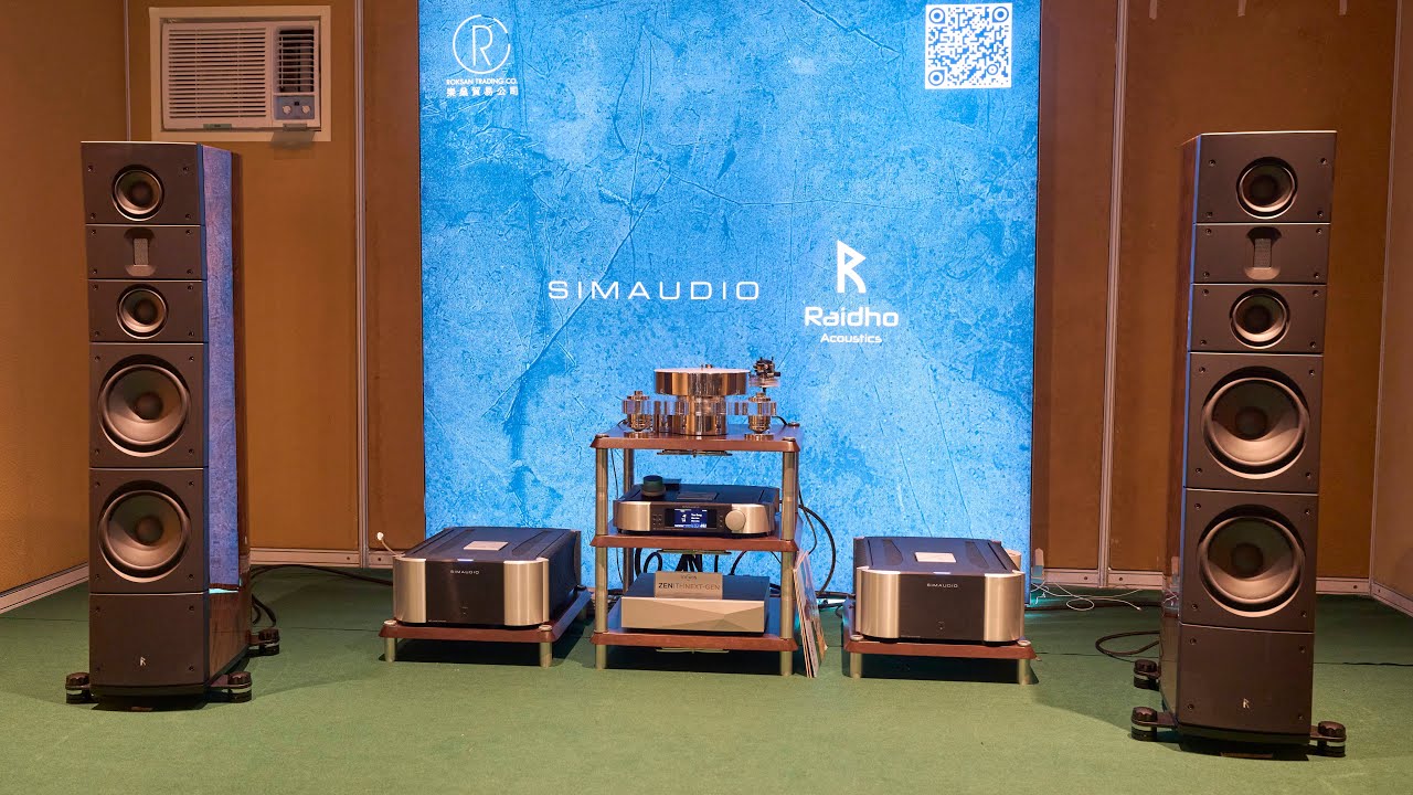 AV Show HK 香港高級視聽展 2025 - Roksan Trading Co./Asia Theatre Engineering - Raidho TD3.8/MOON