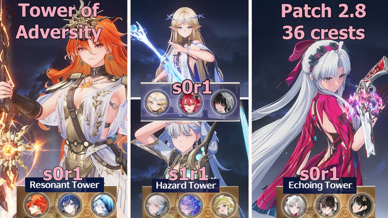ToA Patch 2.8 - s0r1 Augusta, s0r1 Cartethyia, s1r1 Jinhsi, and s0r1 Carlotta | Wuthering Waves