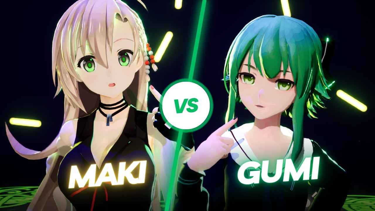【UE5 MMD】GUMI(AI Megpoid)×弦巻マキcover / Sweet Devil Eight Mix (Vocaloid6 vs SynthesizerV)