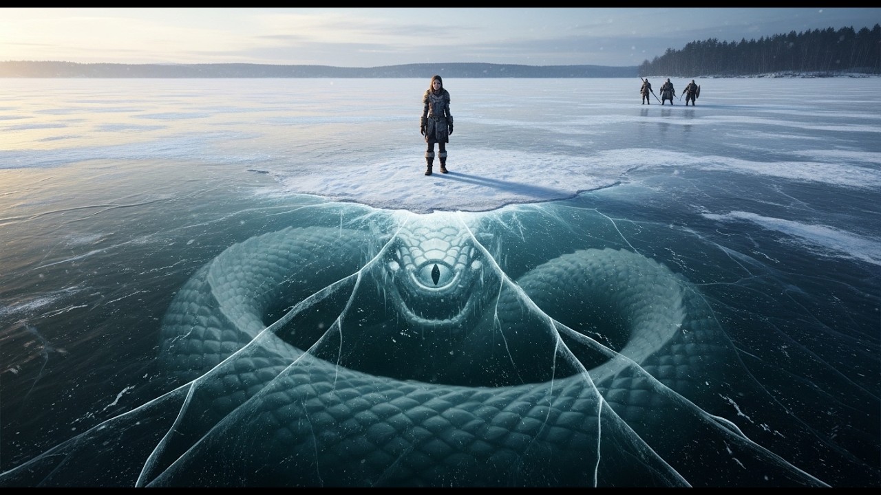 The Ice Serpent Beneath the Frozen Lake Had One Master — It Answered to Her Name