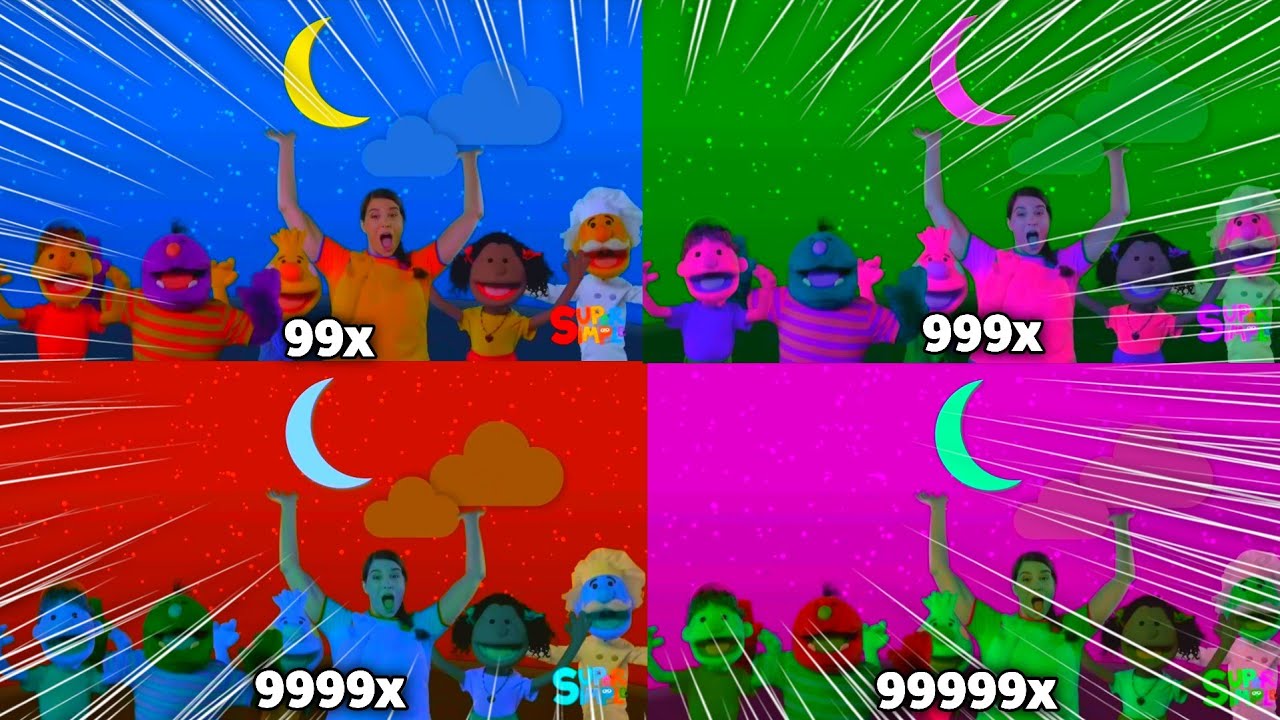 Super Simple Songs LoveYou In The Morning Intro Boost Up at 999999x Speed ​​Klasky Csupo Effects!
