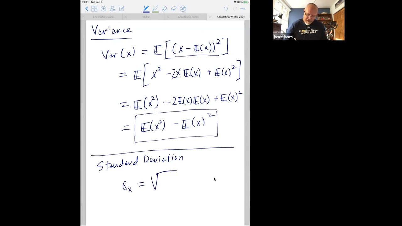 Expectation, Variance, Covariance