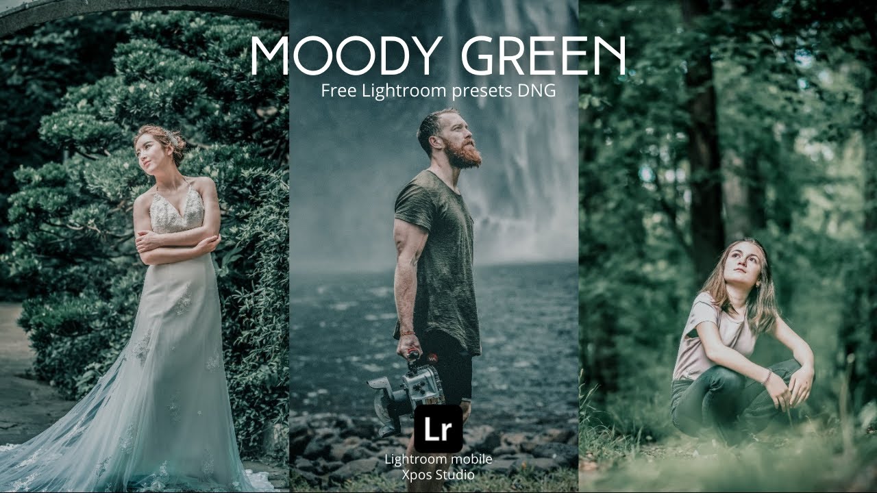 Moody Green - Lightroom photo editing tutorial | free Lightroom presets