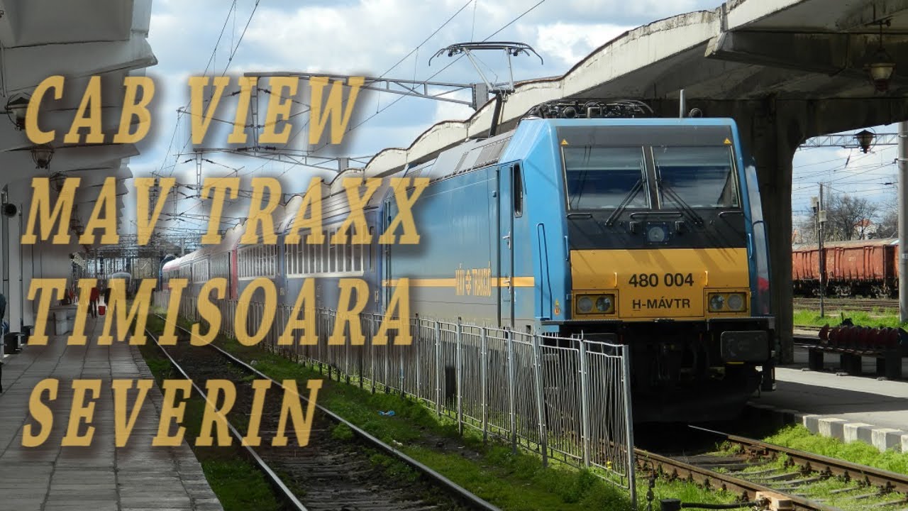 TIMISOARA-SEVERIN CAB VIEW Driver's Eye View Führerstandsmitfahrt - Mecanic de locomotiva