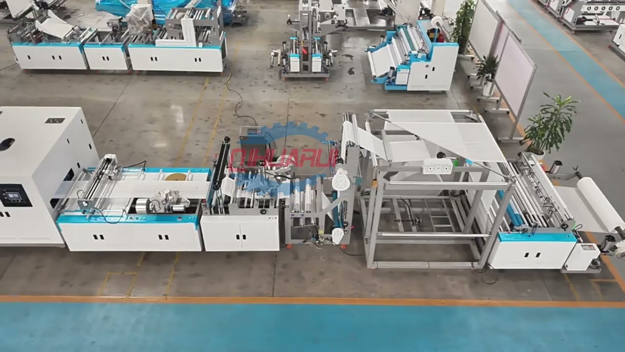 Six-in-One Non-Woven Bag Making Machine#machine #machinery #bagmaking #factory #chinesemachine 
