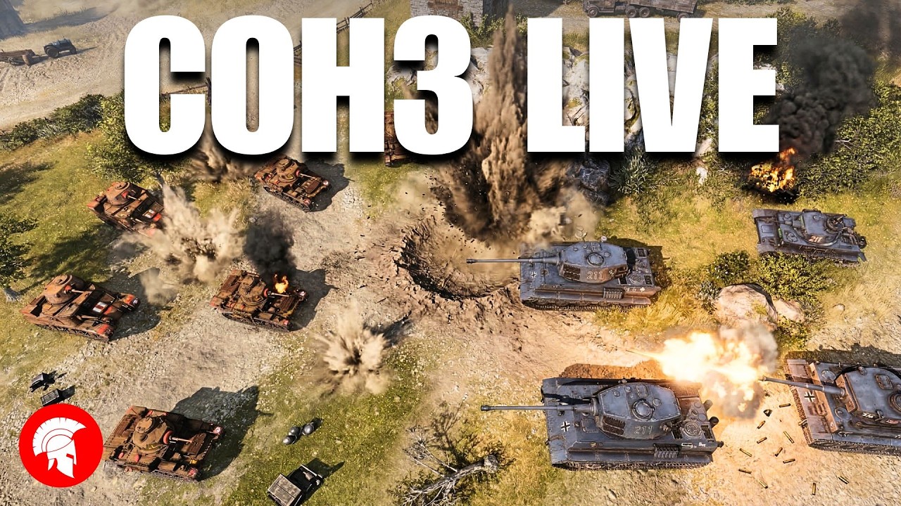 ⭐⭐⭐Company of Heroes 3 Live!⭐⭐⭐High Elo Action!⭐⭐⭐Achilles Gaming!