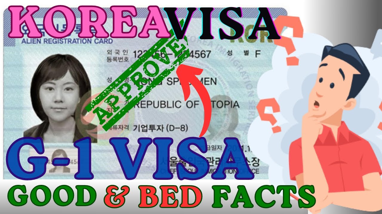 South Korea G1 Visa Good & Bad Facts First Video On YouTube Full Information about G1 Visa