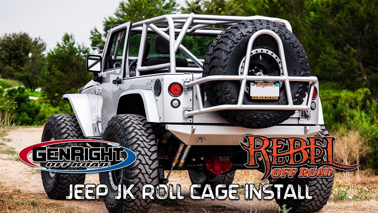 GenRight Off Road 2 Door Full Roll Cage Kit Install