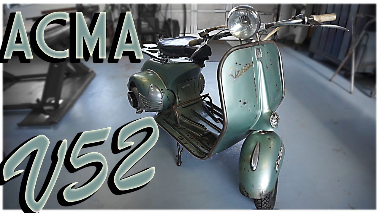 Acma V52 Nachpatinierung | original paint rescue | body- paint- and patina work | O-Lack  Vespa