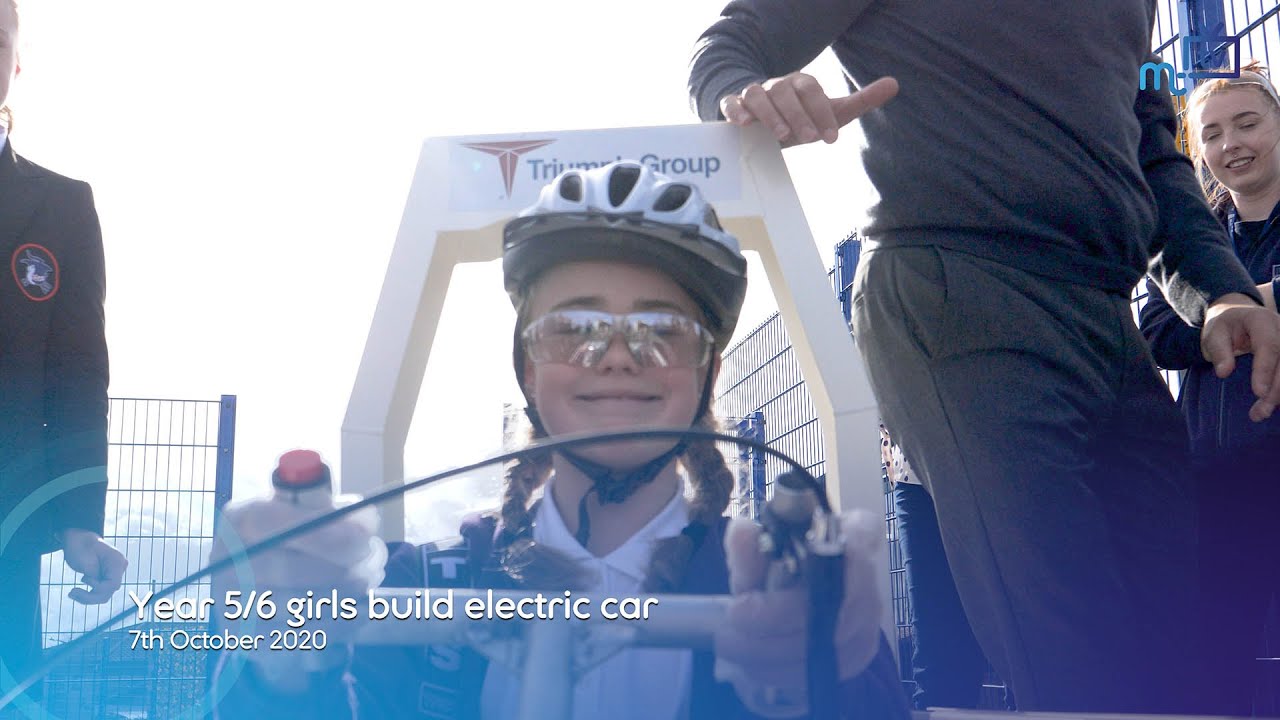 Year 5/6 girls build electric car