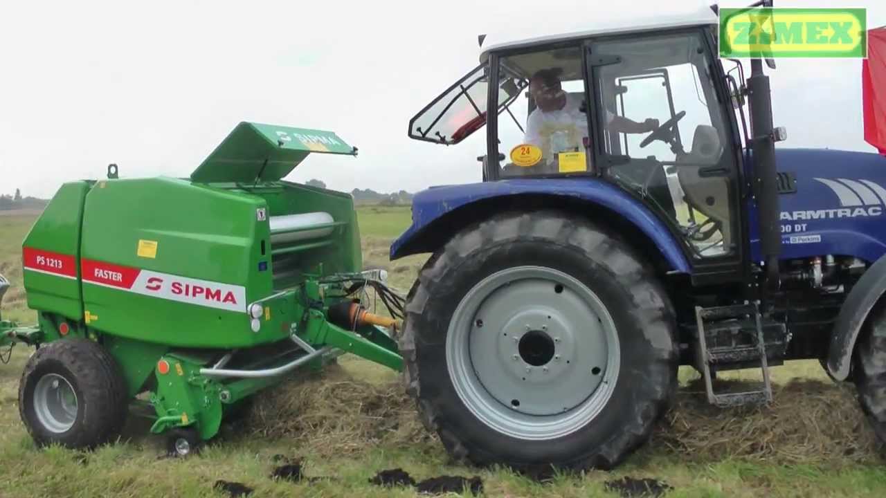 Zimex, FARMTRAC 7100DT 98KM, SIPMA PRASA ZWIJAJĄCA 1213 FASTER, OWIJARKA BEL OS 7531 MAJA