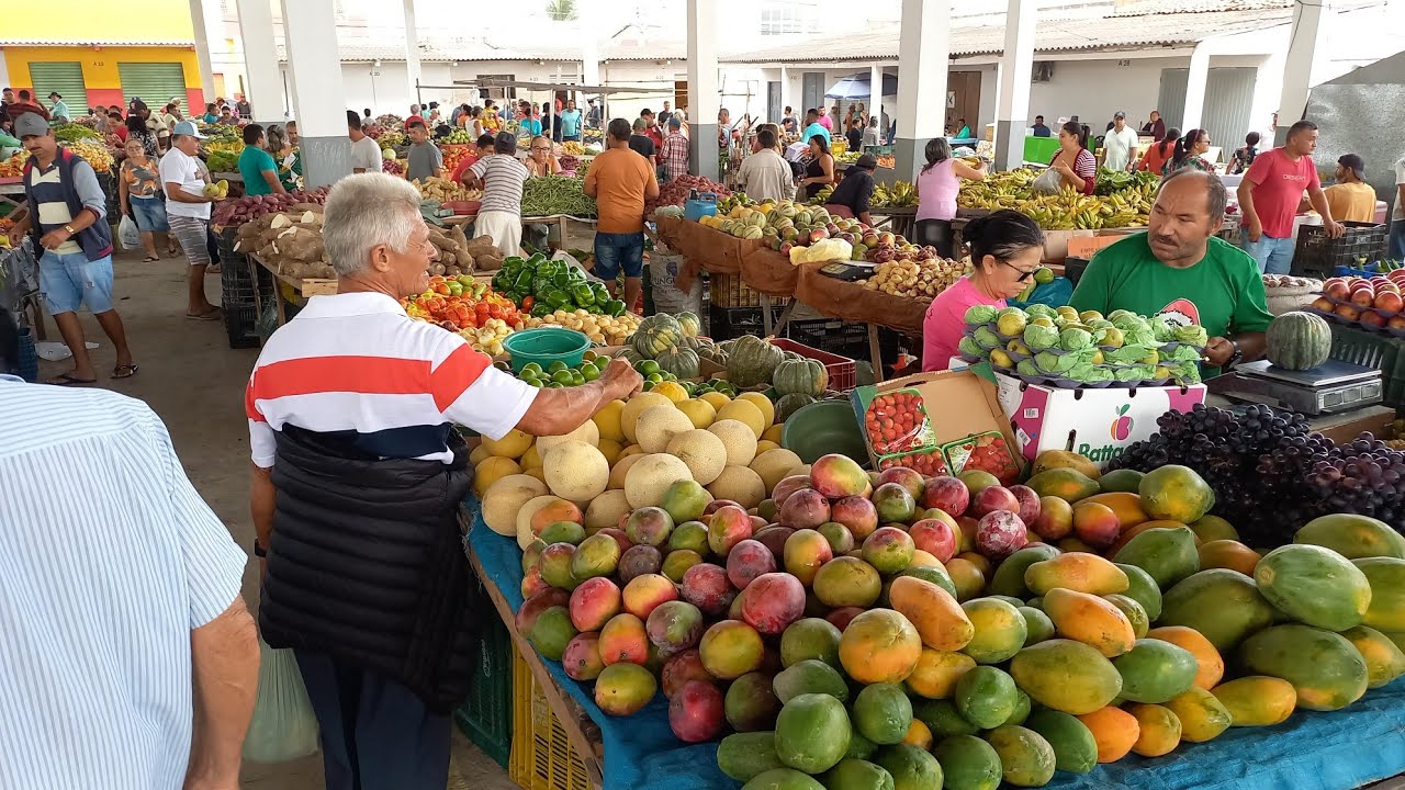 FEIRA LIVRE DE BARRA DE SANTA ROSA-PB UMA DAS MELHORES DO CURIMATAÚ PARAIBANO FARTURA E PREÇO BAIXO