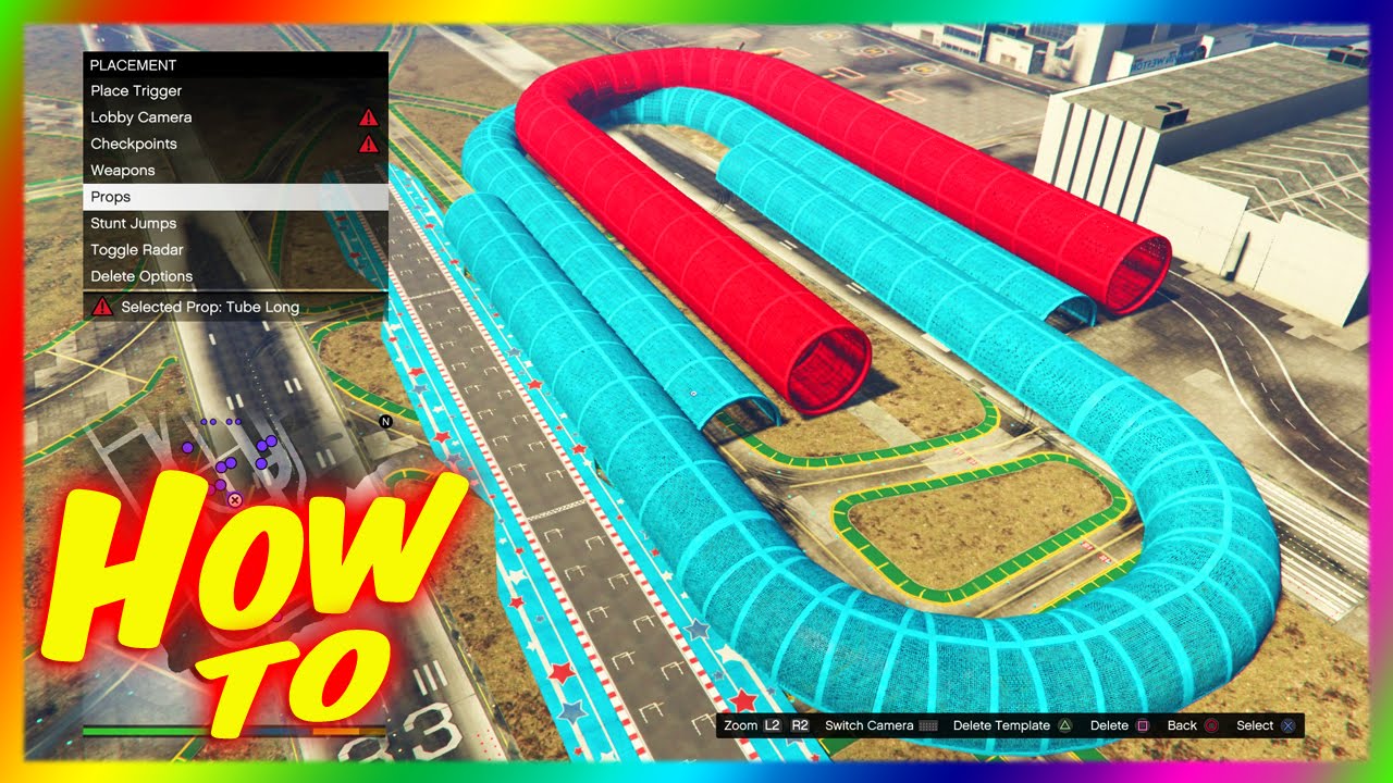 GTA 5 Stunt Creator Tutorial - How 2 Stop Props Spinning and Changing Colour