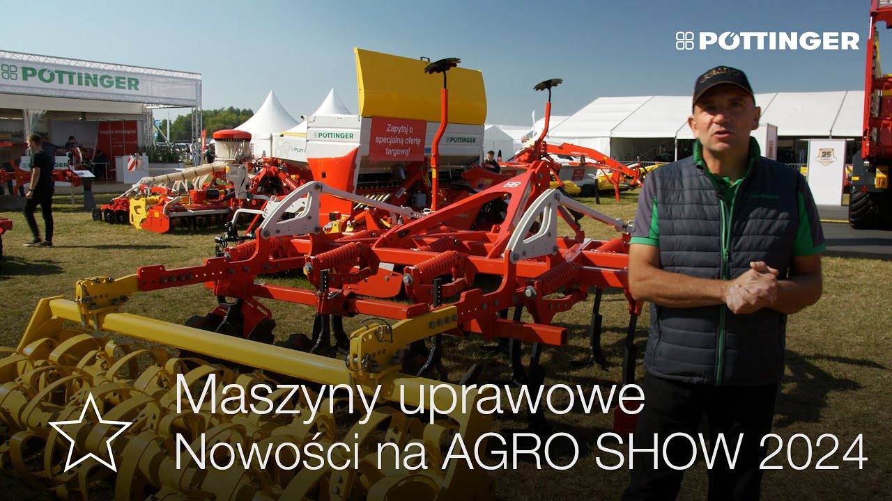 Maszyny uprawowe, kultywator PLANO- AGRO SHOW 2024 - Nowości Pottinger