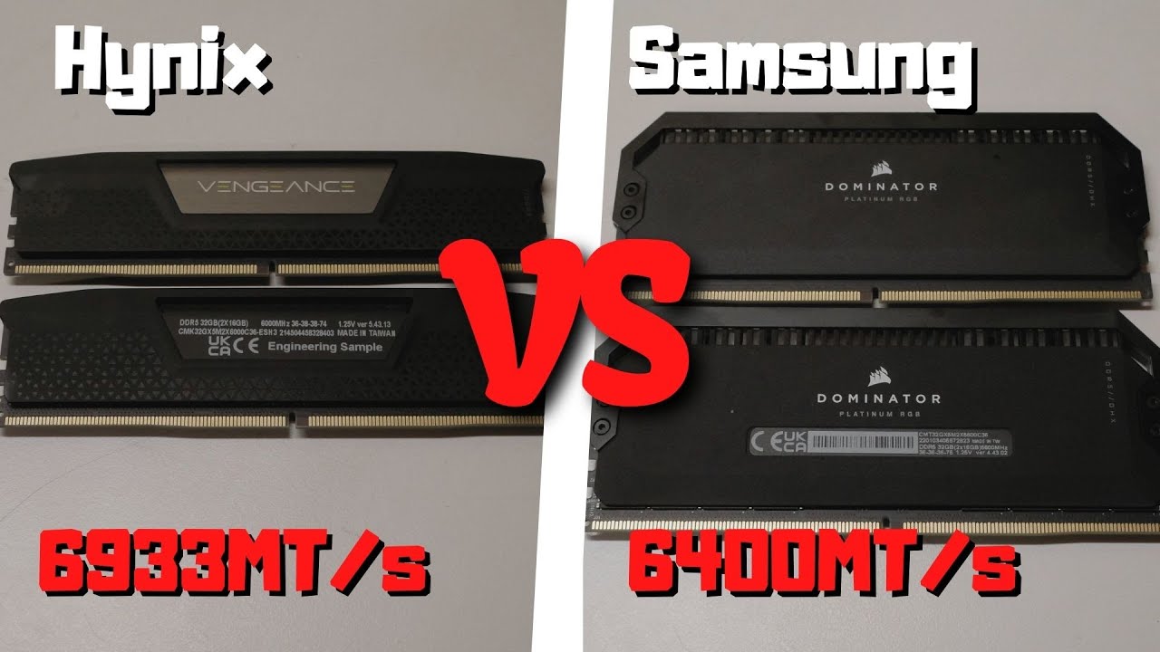 Samsung VS Hynix DDR5 - Daily & Performance Overclocking Comparison feat. Corsair Dominator Platinum