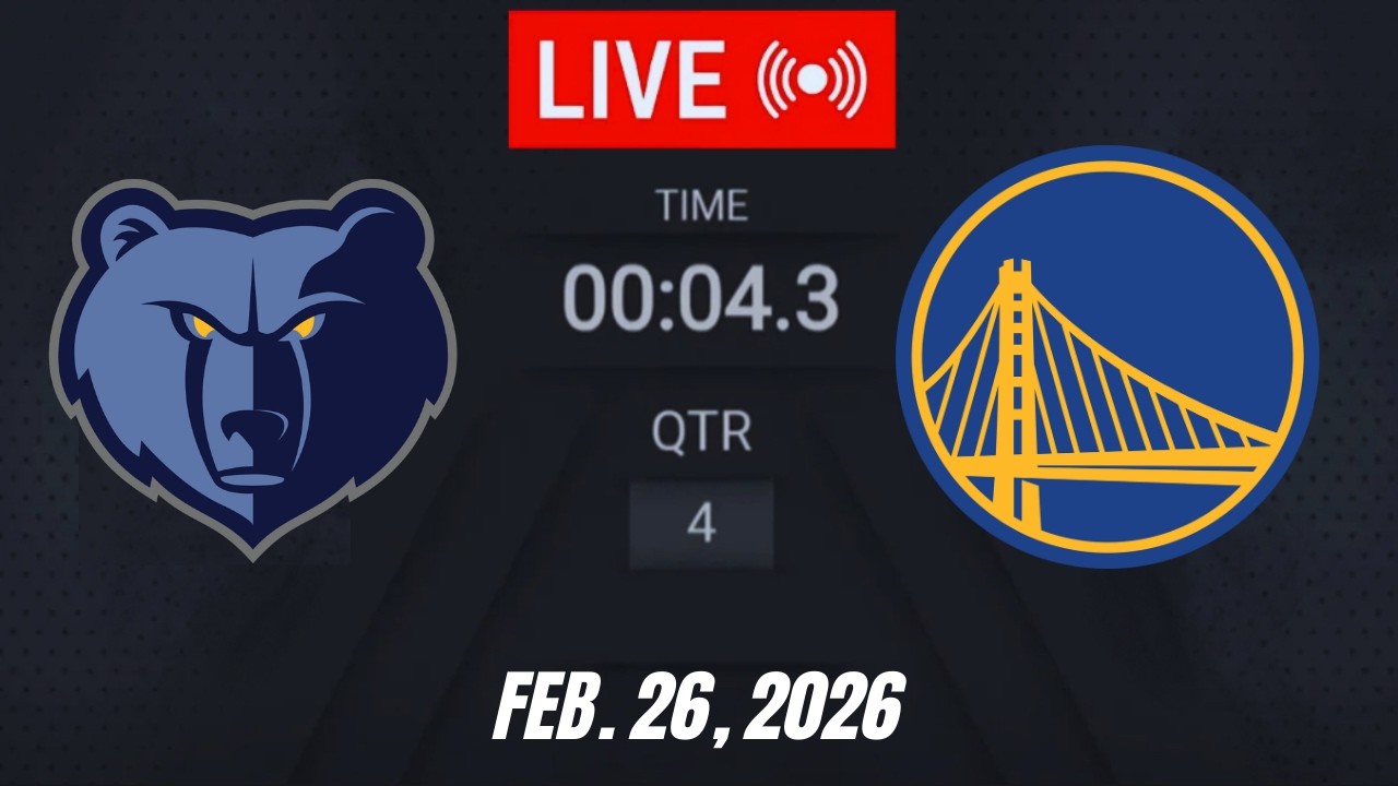 NBA LIVE! Memphis Grizzlies  vs Golden State Warriors | February 26, 2026 | 2026 NBA Season Live 2K