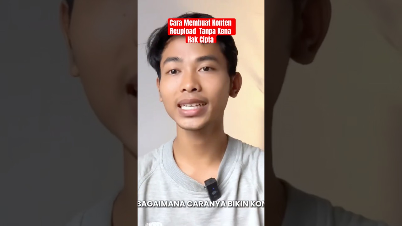 Cara membuat Konten Reupload Tanpa Kena Hak Cipta 