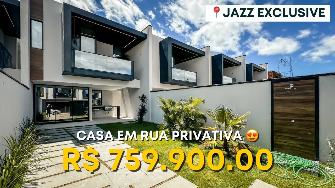 CASA SEM DEFEITOS COM 144 M2 EM RUA PRIVATIVA NO EUSÉBIO 😍
