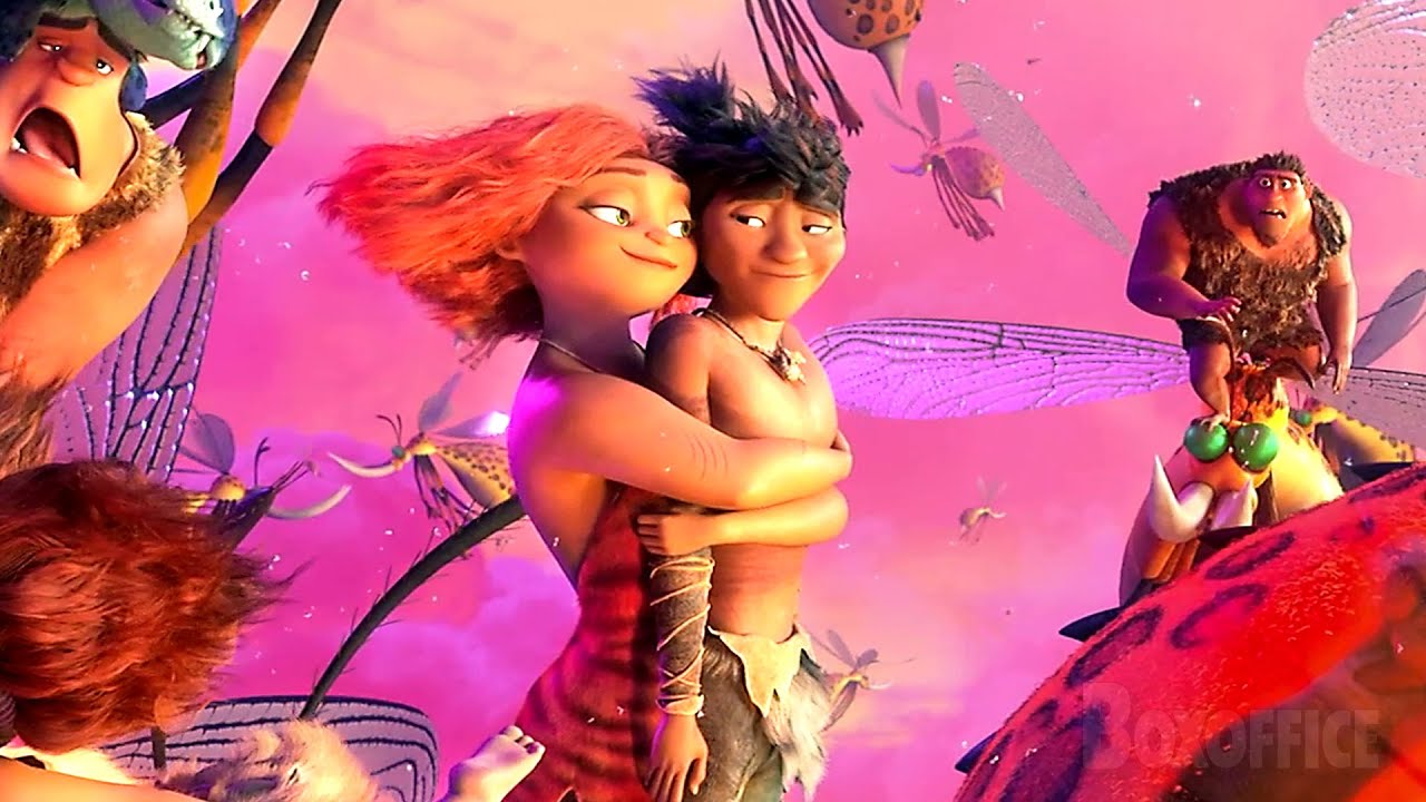 El amor era un poco diferente durante la Edad de Piedra | Los Croods 2 | Clip en Español 🔥 4K