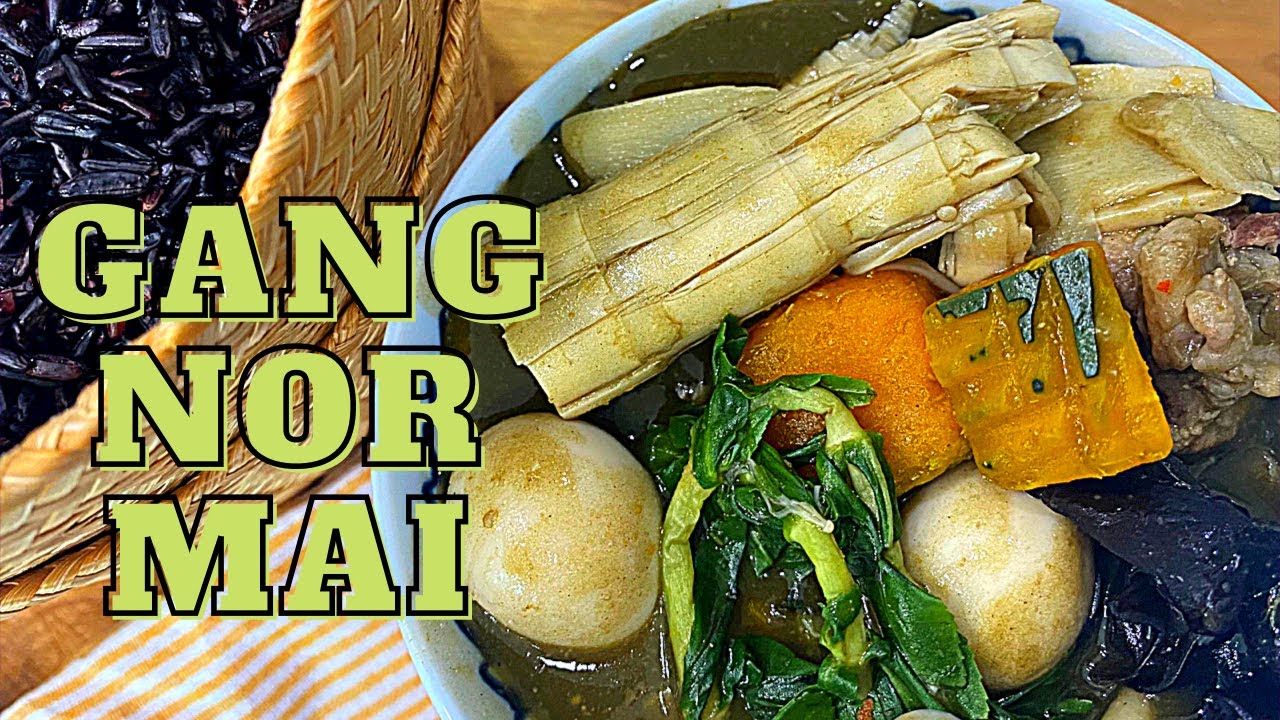 How to Make GANG NOR MAI | ແກງໜໍ່ໄມ້ | LAO BAMBOO SOUP
