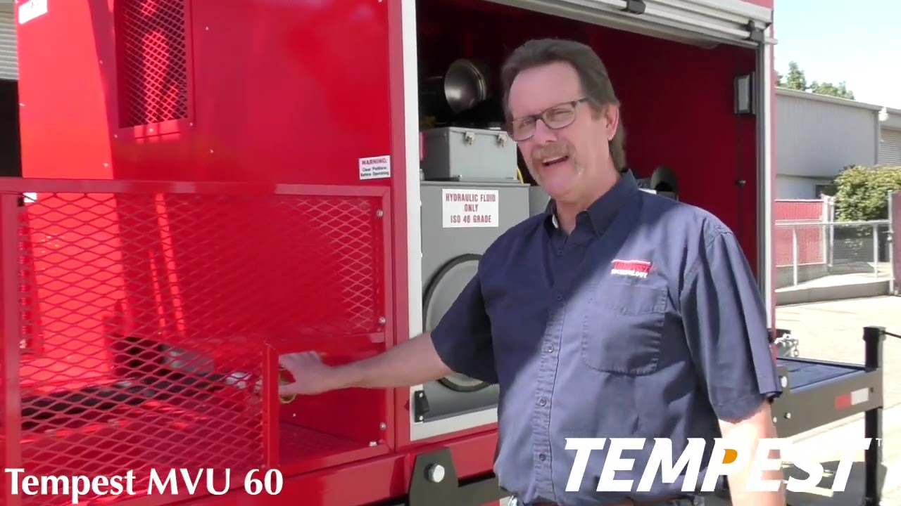 MVU 60 on Trailer with Turbo Diesel July 2020 Operations Video