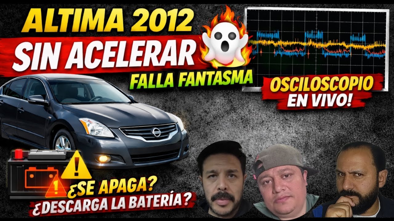 Altima 2012 sin acelerar 🔥 Falla fantasma