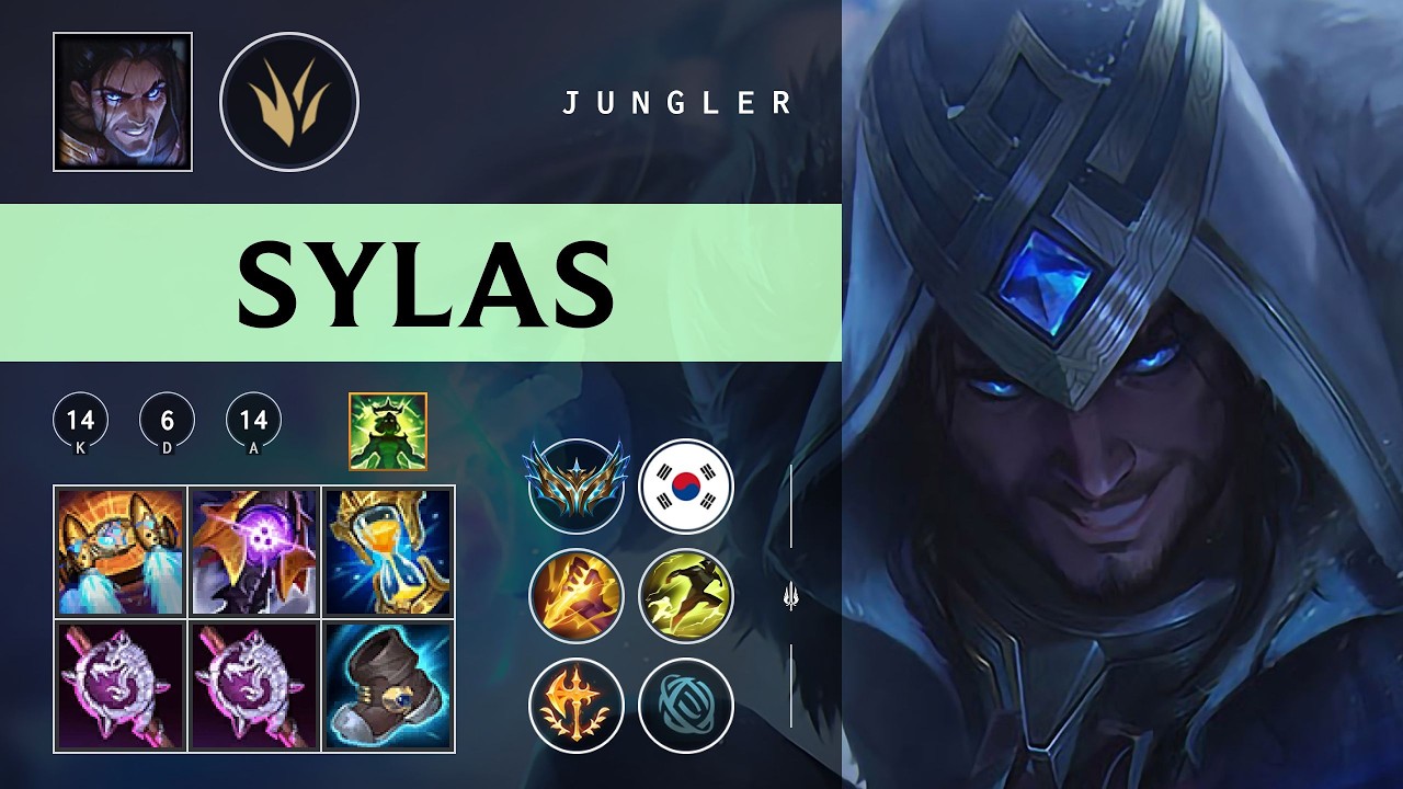 Sylas Jungle vs Ambessa - KR Challenger Patch 26.06