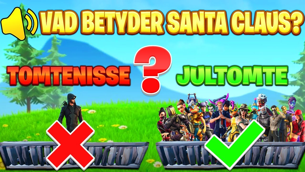 VEM VET MEST *JUL EDITION* I FORTNITE