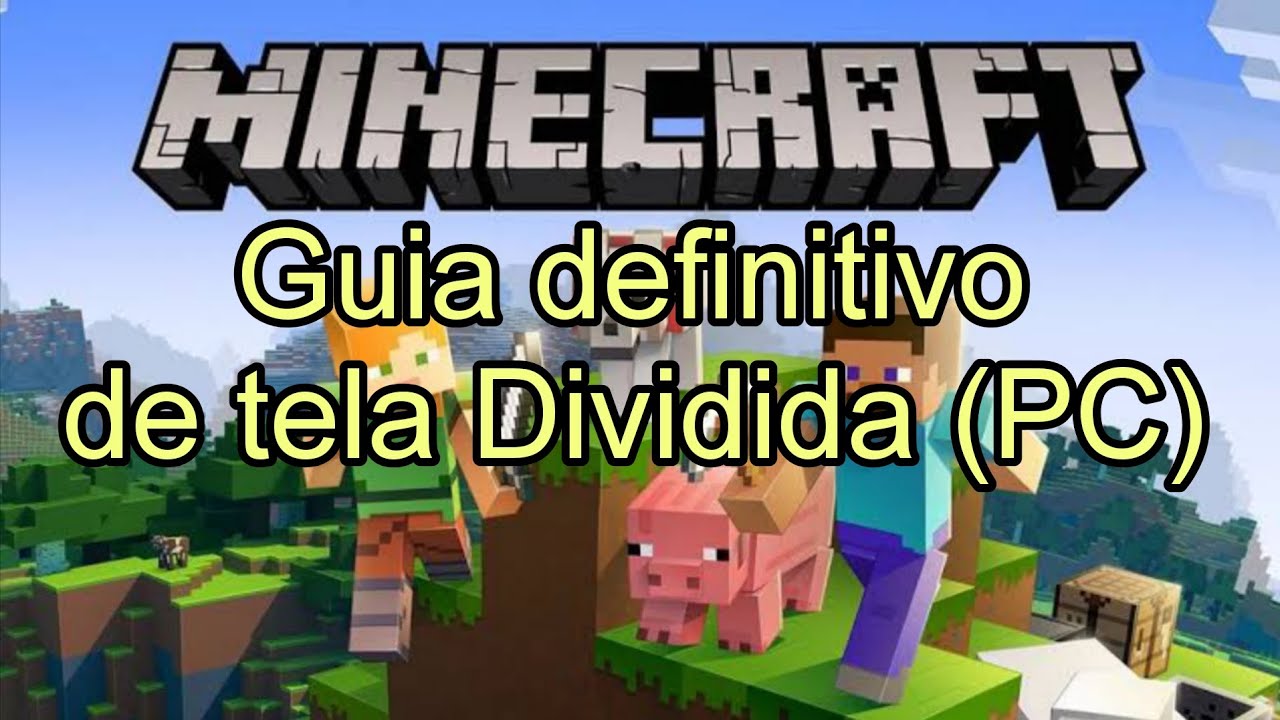 Como jogar Minecraft de PC em tela dividida - Tutorial