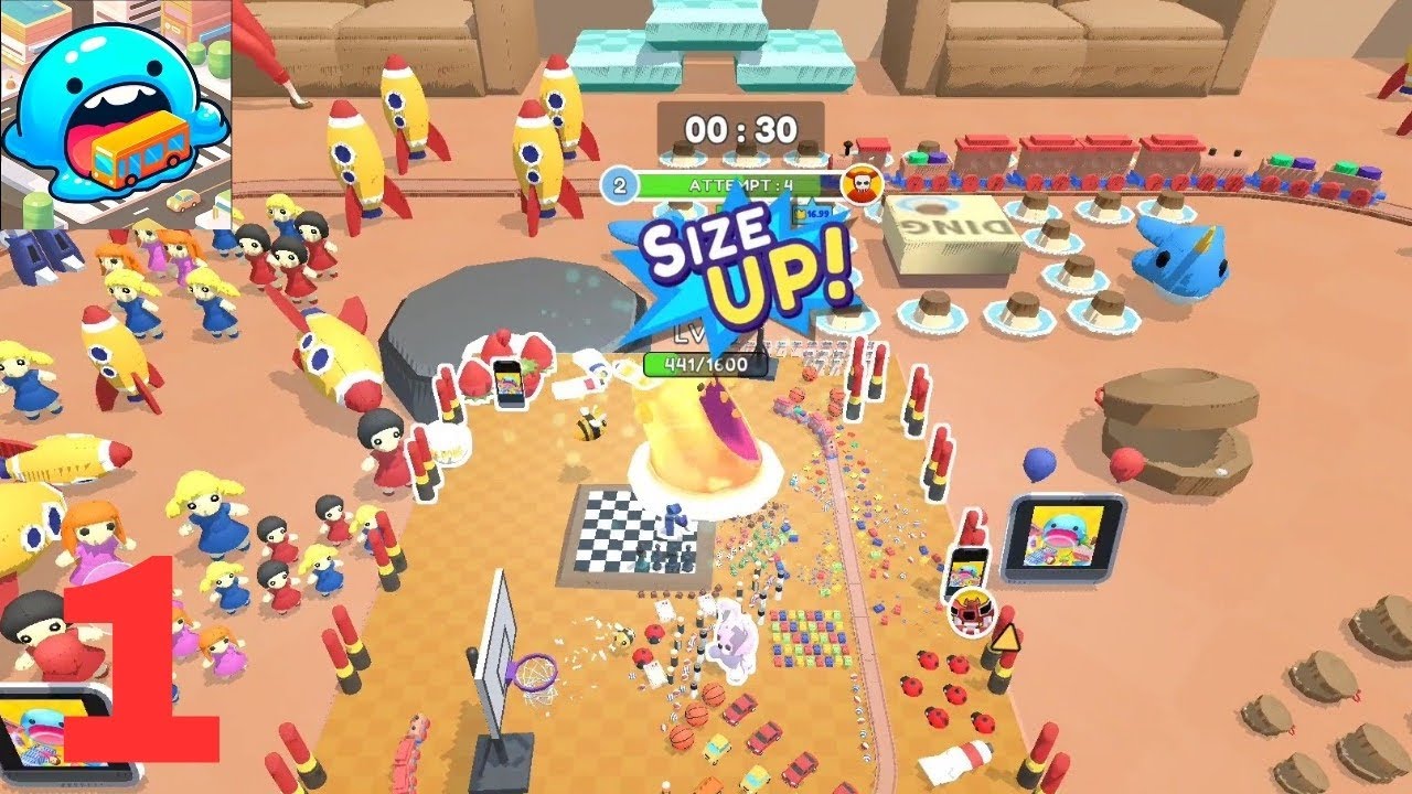 Super Big Slime: Black Hole 3D - Gameplay Walkthrough Part 1 - EAT THE WORLD As a super slime