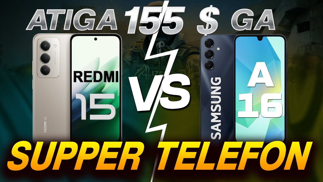 Redmi 15 vs Samsung A16 – Qaysi biri eng yaxshi telefon? 2025 To‘liq Taqqoslash!
