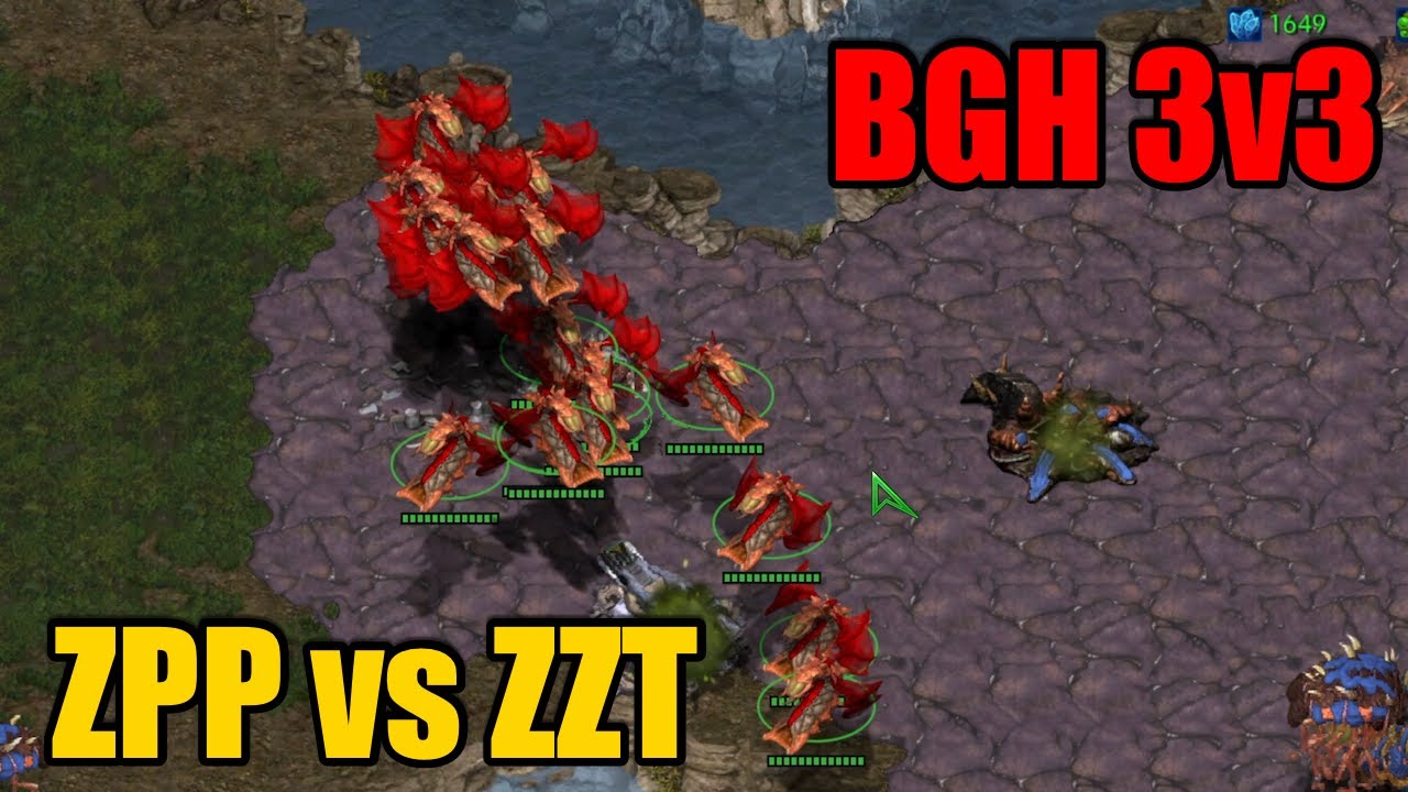 StarCraft BGH 3v3 | Big Game Hunters | Brood War | TeamPlay