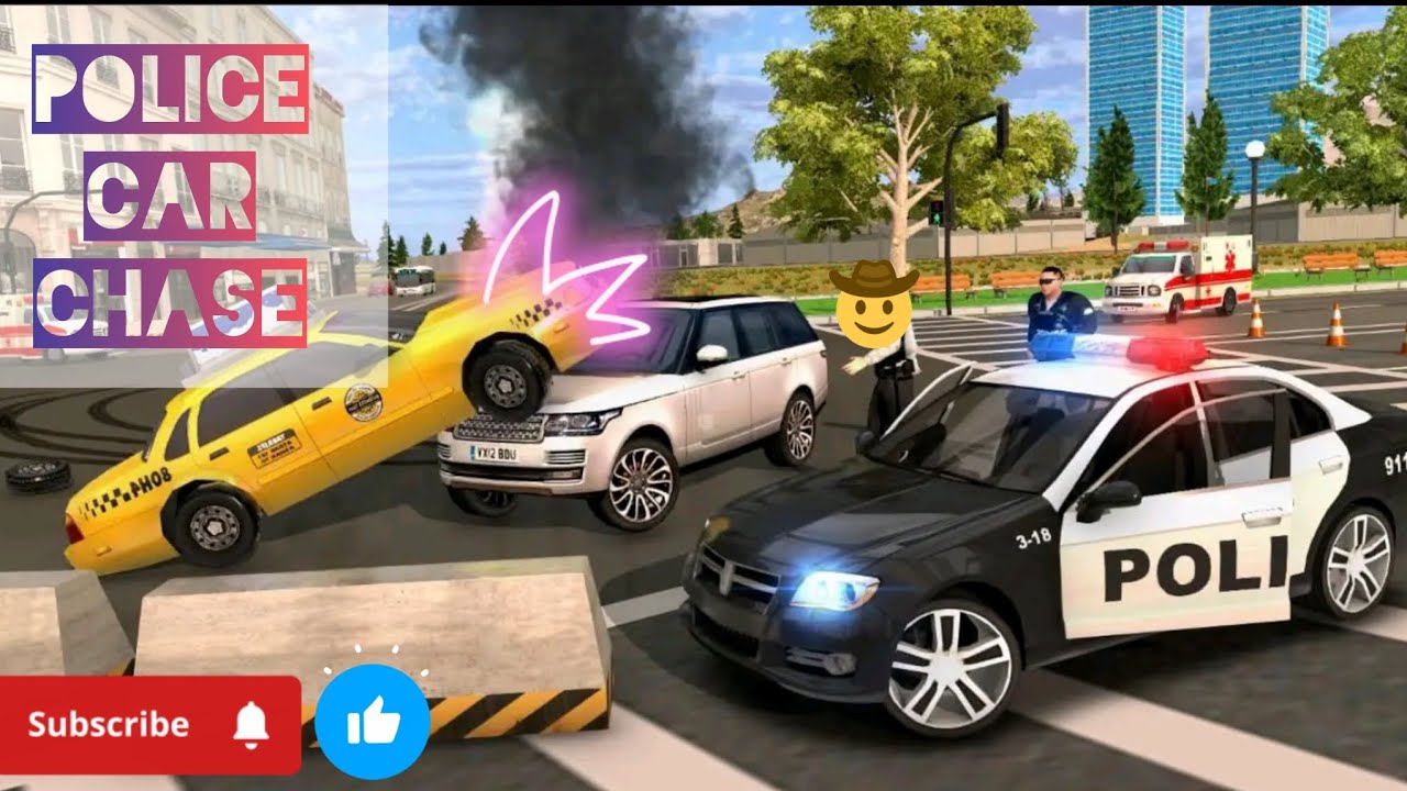 POLİCE CAR CHASE COP 3D SIMULASYON GAME MOBİL #policegames #android #gameplay 