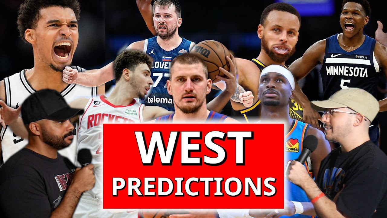 2025-26 NBA Western Conference Over/Under Win Predictions