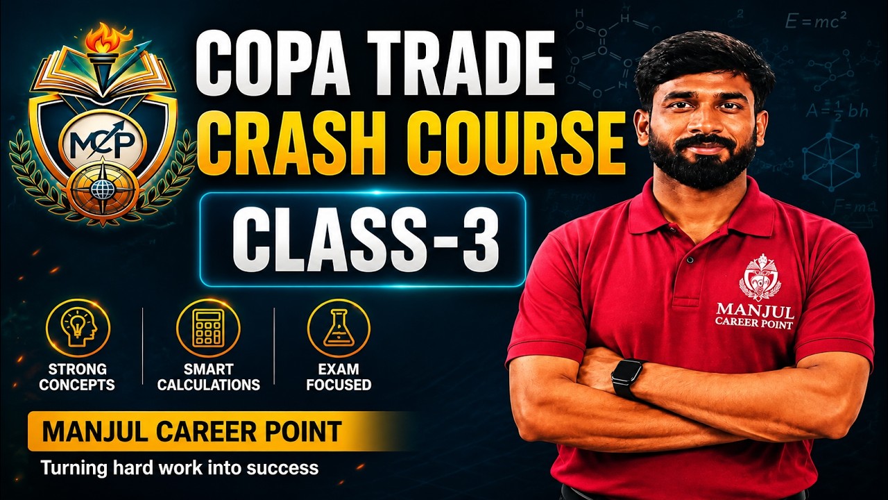 COPA Trade Crash Course Class 3 | ITI COPA Complete Preparation 2026