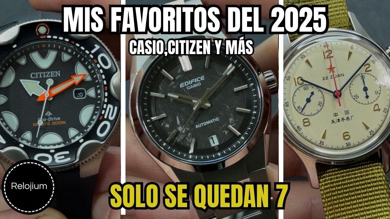 Mi Colección de Relojes 2025: Los 7 que sobrevivieron (Casio, Citizen y más)
