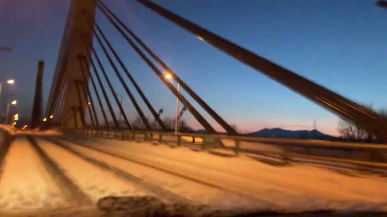 夜が明ける、大雪山