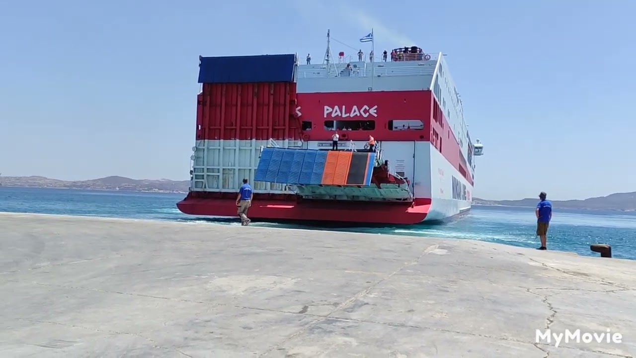 Knossos Palace in Milos port 29/6/2023