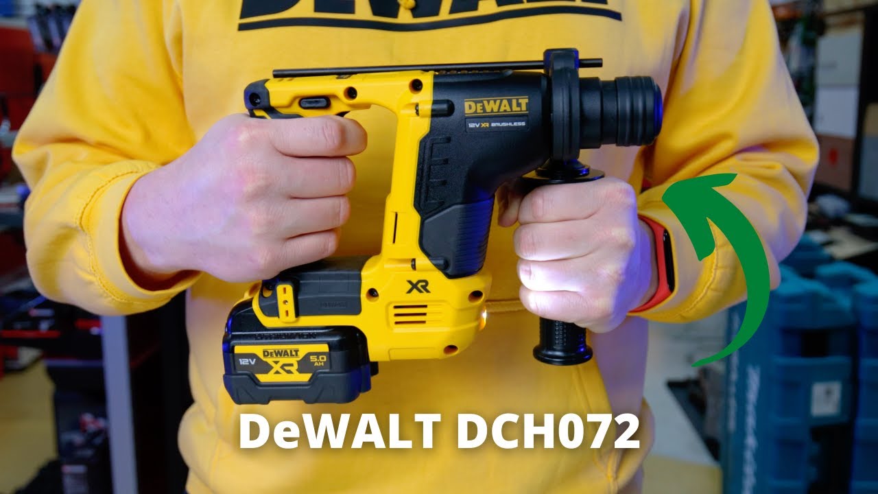 DeWALT DCH072 akumulatorowa młotowiertarka 12V SDS+