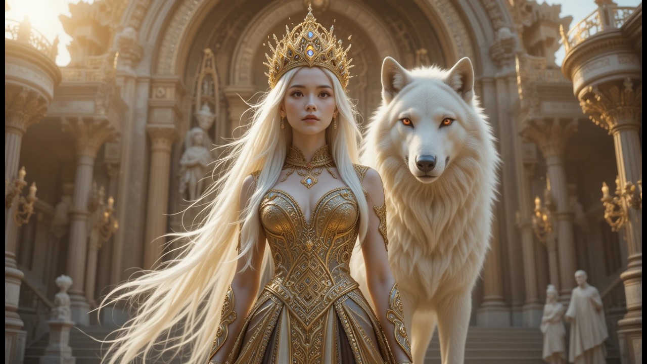 Alien Royalty in Disbelief: Her Legendary Albino Wolf Chose a Human Outsider! | HFY Sci-Fi Story