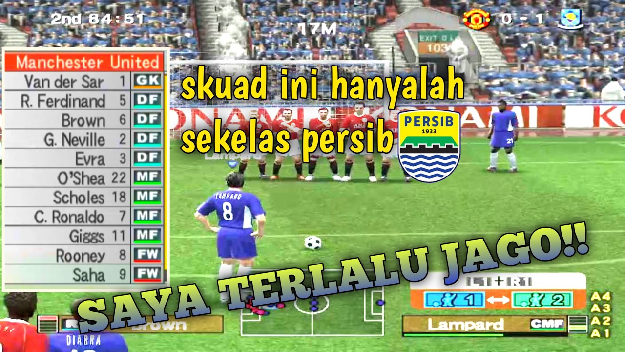 PES 6 | CHELSEA VS MANCHESTER UNITED | PS2