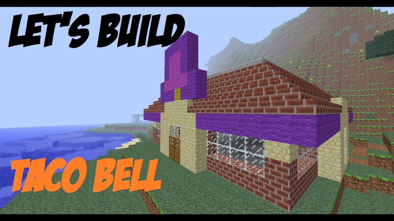 Minecraft Let's Build #28 Taco Bell Part 1