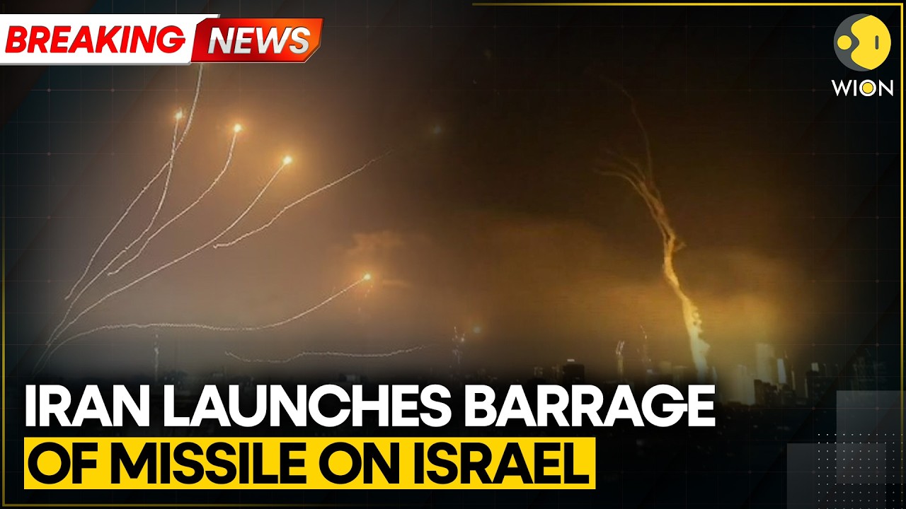 Iran Attacks Israel: Iran Launches Massive Missile Barrage on Israel | WION BREAKING