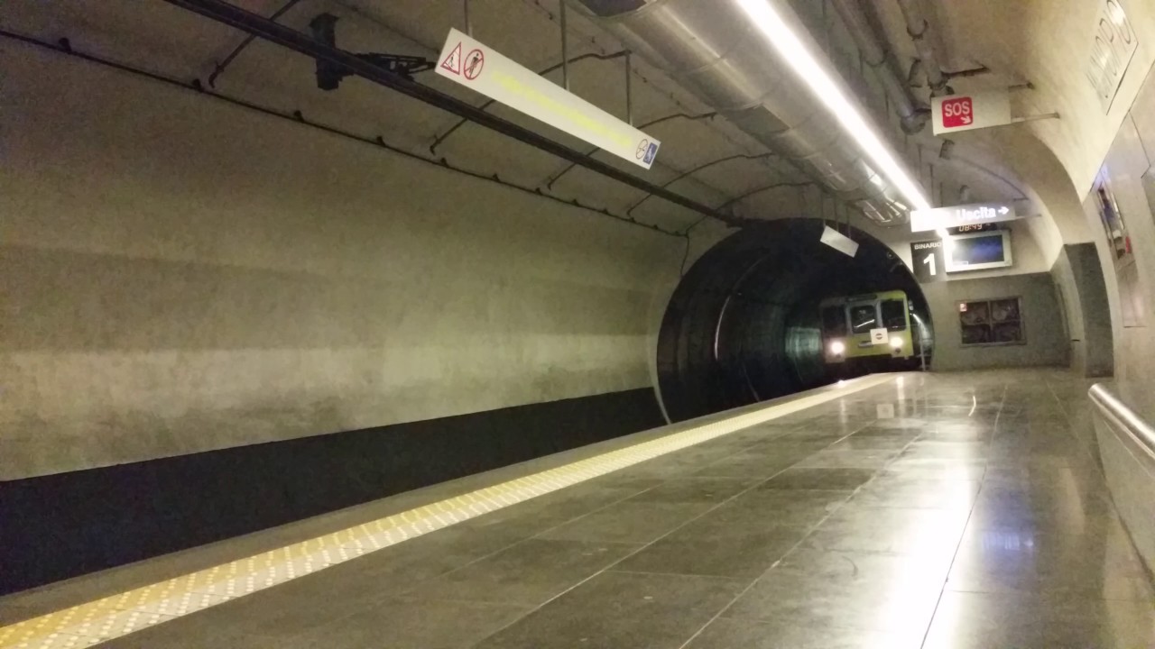 L1 Metro Napoli: Municipio - Treno Direzione Piscinola 21/02/17