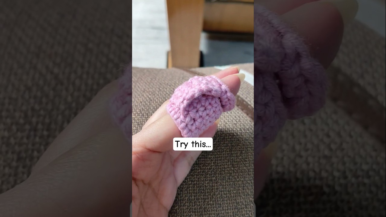 Crochet Finger Guard #shorts #crochet #tension #ring #crocheting #crocheter #artist #diy #trending