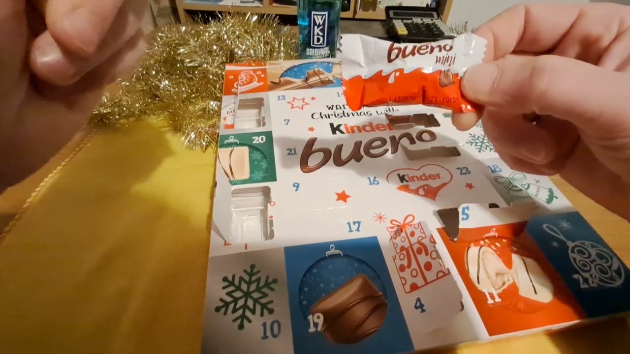 Дни со 2 по 12. Часть 2. Рождественский адвент-календарь Kinder Bueno 2024. |WebbWatch.