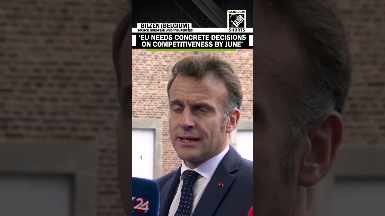 French President Macron says EU needs concrete decisions on competitiveness by June